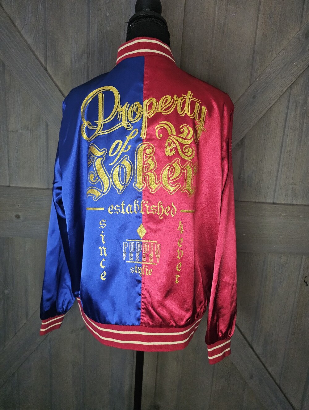 Harley Quinn Suicide Squad Bomber Jacket sz XL